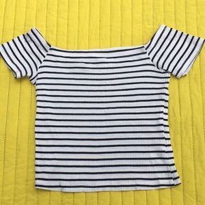 Girls Stripped Crop Top